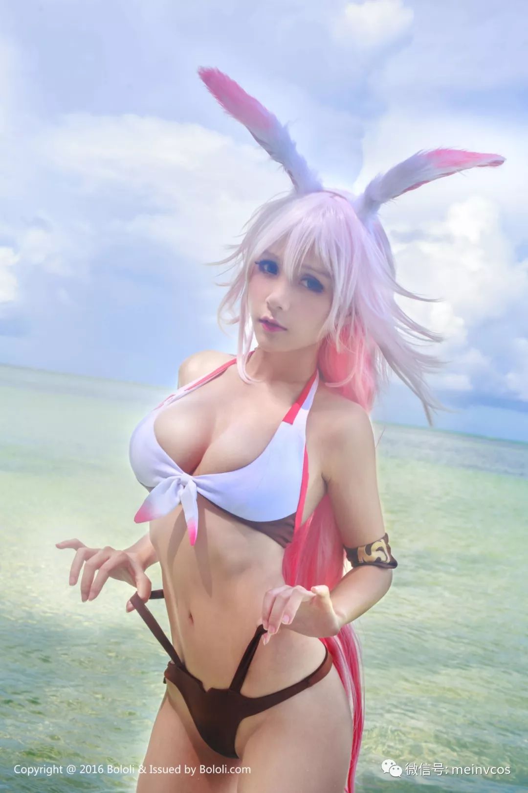 【美女COS】崩坏学园2-八重樱 Cosplay 菠萝社 知名Coser 夏美酱 BOL 134 兽耳泳装-15.jpg