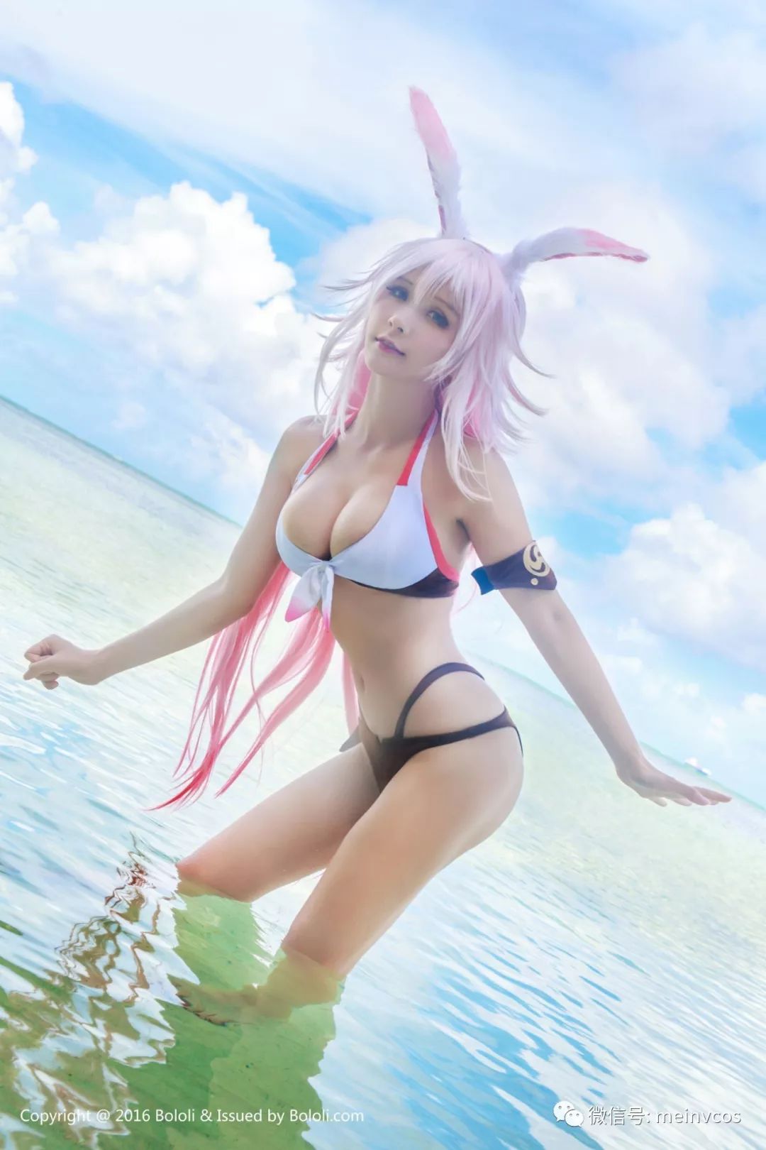 【美女COS】崩坏学园2-八重樱 Cosplay 菠萝社 知名Coser 夏美酱 BOL 134 兽耳泳装-14.jpg