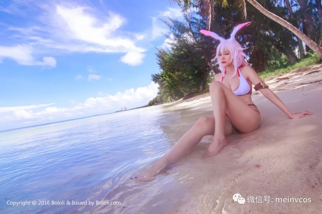 【美女COS】崩坏学园2-八重樱 Cosplay 菠萝社 知名Coser 夏美酱 BOL 134 兽耳泳装-13.jpg