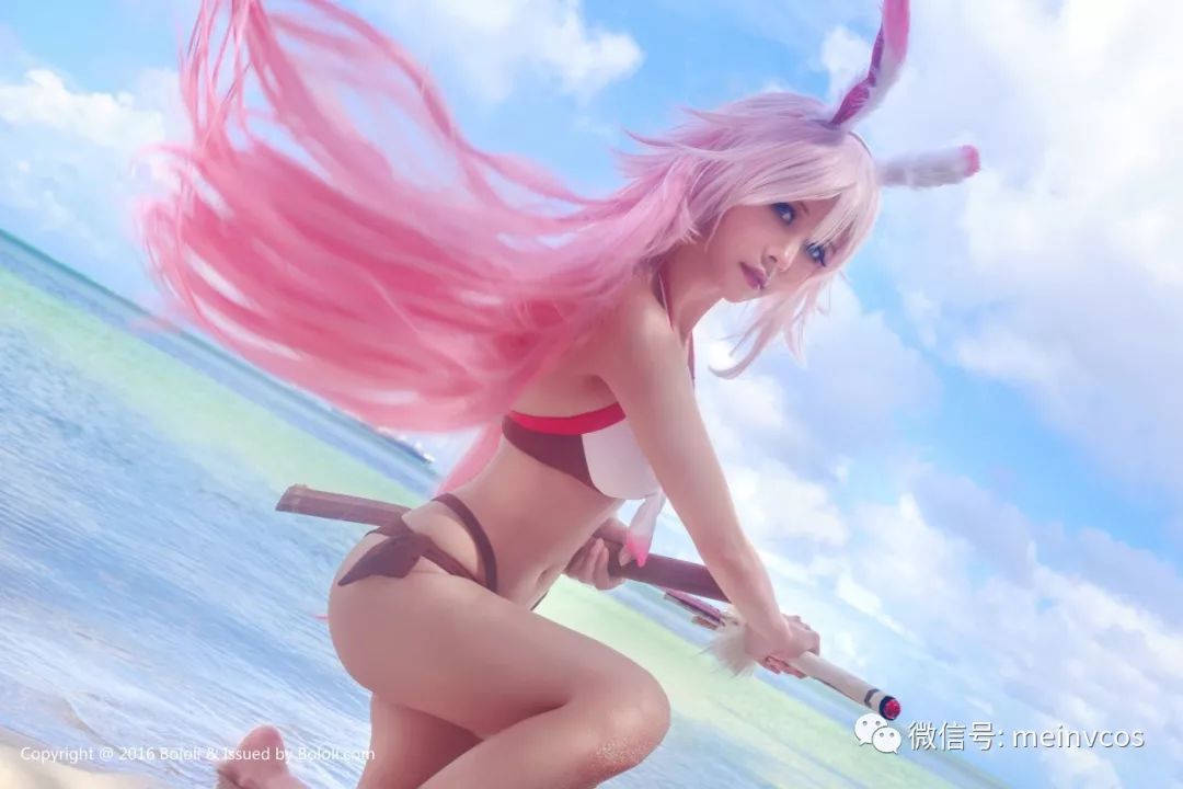 【美女COS】崩坏学园2-八重樱 Cosplay 菠萝社 知名Coser 夏美酱 BOL 134 兽耳泳装-18.jpg